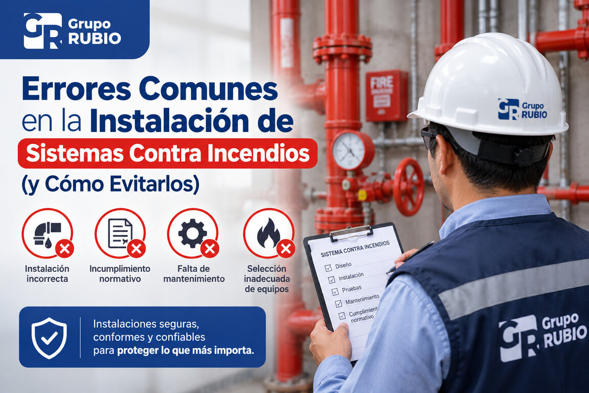 Errores Comunes en la Instalación de Sistemas Contra Incendios (y Cómo Evitarlos)